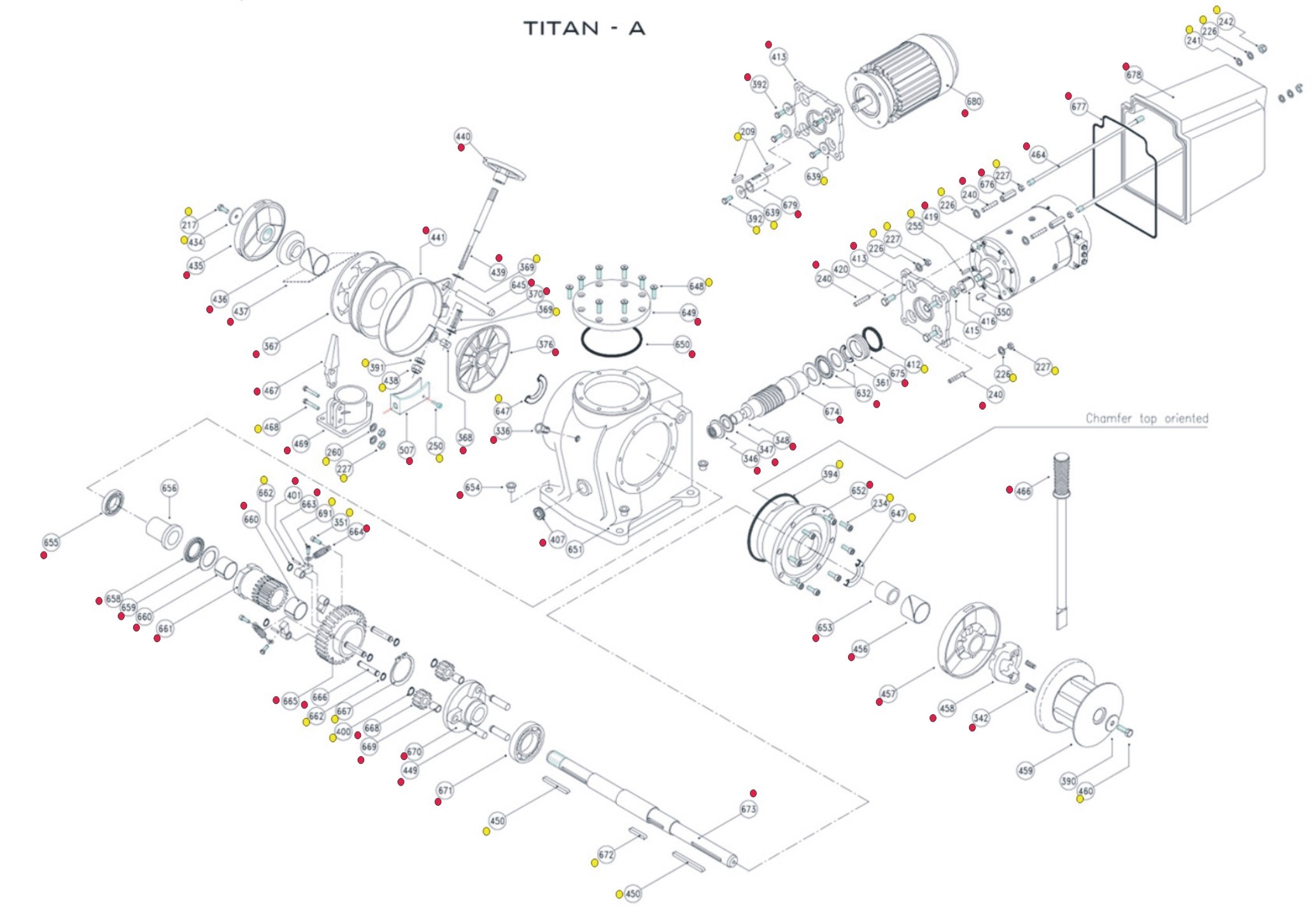 Lofrans Titan parts list