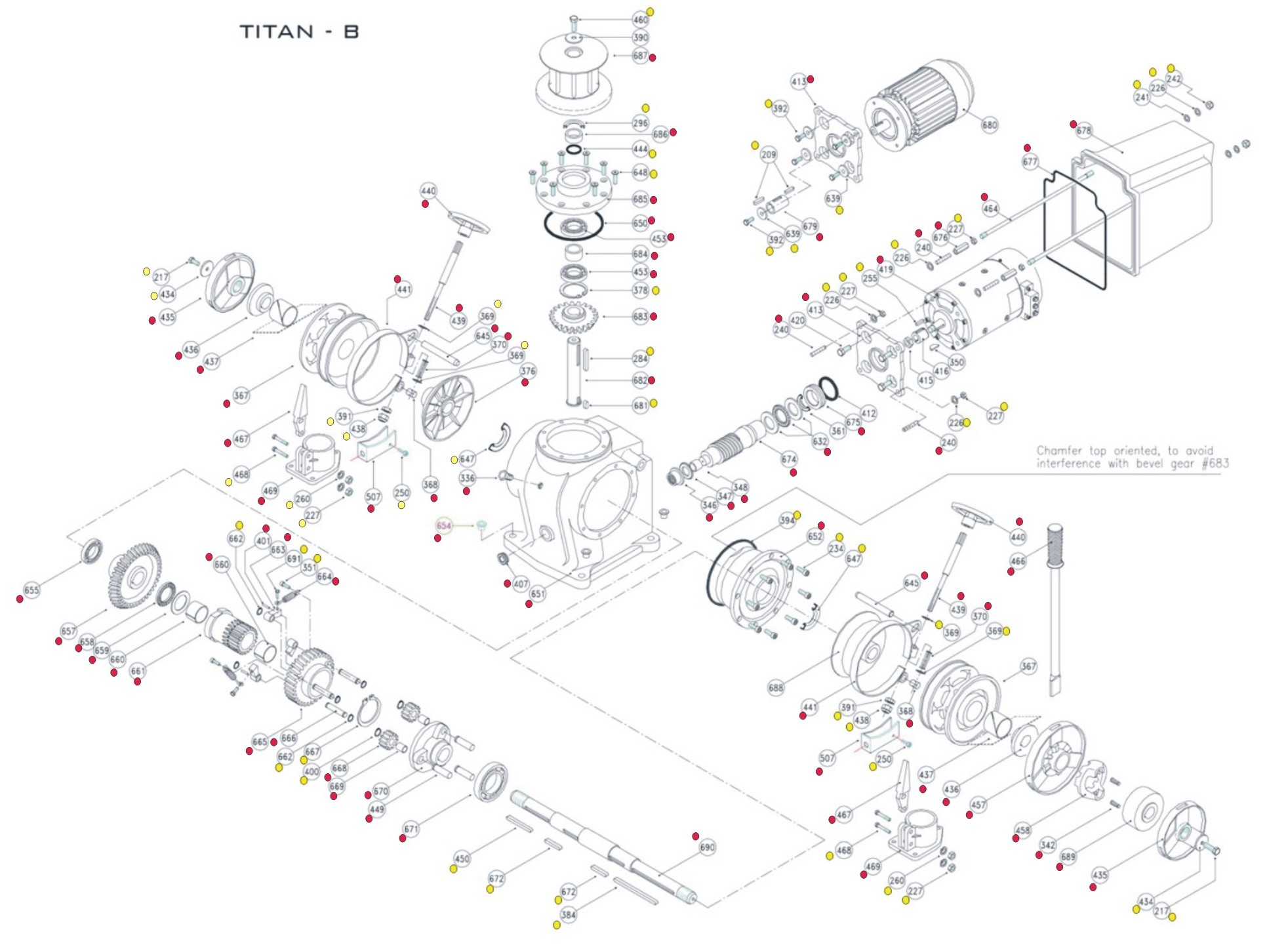 Titan B spares