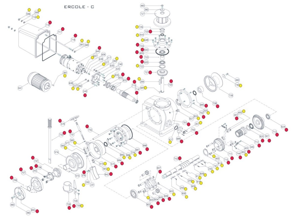 Lofrans Ercole C Spare parts