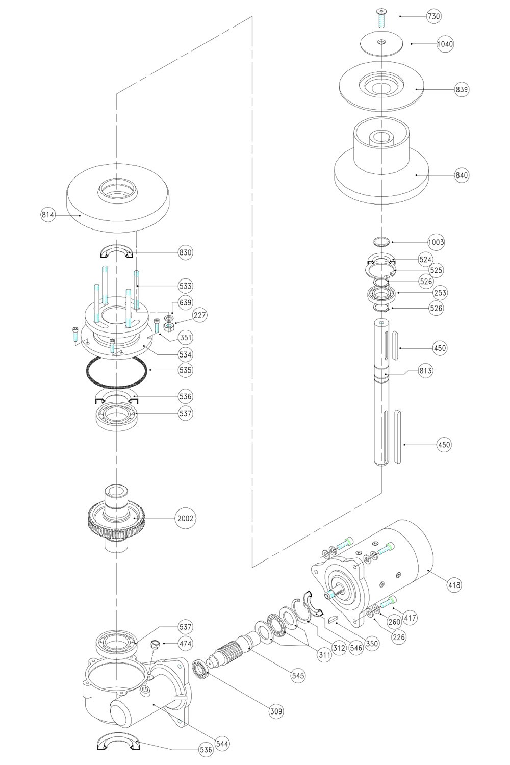 Lofrans T1700 spare parts