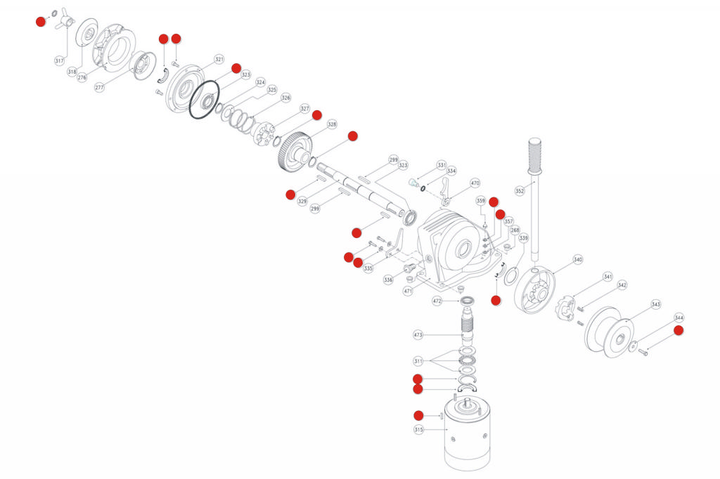 Lofrans Kobra parts list